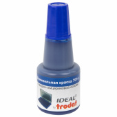 Краска штемпельная TRODAT IDEAL 7014 синяя 24 мл, на водно-глицериновой основе, 206916/219402 за 121 ₽. Штемпельная краска.  Доставка по РФ. Без переплат!