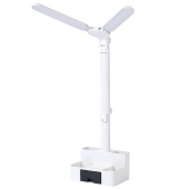 Настольная лампа / светильник беспроводная SONNEN PT-201, органайзер, USB, LED, 5 Вт, 3 режима, белый, 238781 за 1&nbsp;062 ₽. Светильники.  Доставка по РФ. Без переплат!