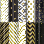 Бумага упаковочная подарочная мелованная "Golden pattern", 70x100 см, 10 дизайнов ассорти, ЗОЛОТАЯ СКАЗКА, 591912 за 46 ₽. Бумага упаковочная подарочная.  Доставка по РФ. Без переплат!