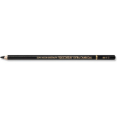 Карандаш угольный KOH-I-NOOR, 1 шт., "Gioconda" EXTRA, черный, B, 8811002003KS за 127 ₽. Мел, графит, сепия, сангина, соус, уголь художественные.  Доставка по РФ. Без переплат!