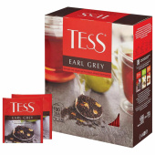 Чай TESS "Earl Grey" черный с бергамотом с цедрой лимона, 100 пакетиков в конвертах по 1,8 г, 1251-09 за 374 ₽. Чай пакетированный. Доставка по РФ. Без переплат!