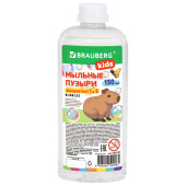 Мыльные пузыри, КОНЦЕНТРАТ 1 к 3, 150 мл, индивидуальная упаковка, BRAUBERG KIDS, 666208 за 107 ₽. Мыльные пузыри.  Доставка по РФ. Без переплат!