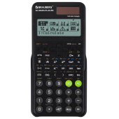 Калькулятор инженерный BRAUBERG SC-991ES-PLUS-BK (164х80 мм), 552 функции, 10+2 разряда, ЧЕРНЫЙ, 272651 за 1&nbsp;543 ₽. Калькуляторы инженерные.  Доставка по РФ. Без переплат!
