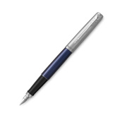 Ручка перьевая PARKER "Jotter Royal Blue CT", корпус синий, детали из нержавеющей стали, синяя, 2030950 за 3&nbsp;063 ₽. Ручки перьевые подарочные.  Доставка по РФ. Без переплат!