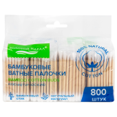Ватные палочки КОМПЛЕКТ 4х200 шт., бамбуковый стик, 100% хлопок, зип-лок, ЗОЛОТОЙ ИДЕАЛ, 116560 за 165 ₽. Ватные палочки и диски.  Доставка по РФ. Без переплат!