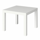 Стол журнальный "Лайк" аналог IKEA (550х550х440 мм), белый за 3 814 ₽. Столы журнальные и сервировочные. Доставка по РФ. Без переплат!