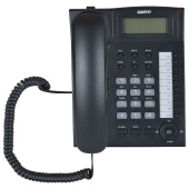 Телефон SANYO RA-S517B, спикерфон, память 30 номеров, тональный / импульсный режим, черный за 2&nbsp;971 ₽. Стационарные телефоны.  Доставка по РФ. Без переплат!