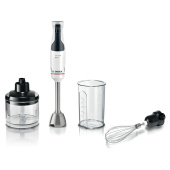 Блендер погружной BOSCH MSM4W421, 800 Вт, 1 скорость, 3 насадки, стакан, белый за 9&nbsp;429 ₽. Блендеры.  Доставка по РФ. Без переплат!