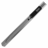 Нож канцелярский 9 мм BRAUBERG "Extra 30", металлический, лезвие 30°, автофиксатор, подвес, 237084 за 85 ₽. Ножи канцелярские универсальные.  Доставка по РФ. Без переплат!