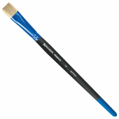 Кисть щетина, плоская № 14, BRAUBERG PREMIUM, 200998 за 80 ₽. Кисти для рисования.  Доставка по РФ. Без переплат!