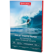 Фотобумага глянцевая, 10х15 см, 180 г/м2, односторонняя, 50 листов, BRAUBERG EXTRA, 364473 за 99 ₽. Фотобумага.  Доставка по РФ. Без переплат!