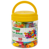 Конструктор POP-BEADS для творчества, игр и создания украшений, 150 бусин, основы для браслетов, колец, BRAUBERG KIDS, 664697 за 538 ₽. Наборы для изготовления бижутерии.  Доставка по РФ. Без переплат!