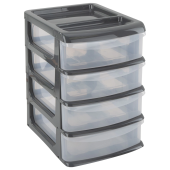 Бокс универсальный большой, 4 выдвижные секции, 37,6х25х35,5 см, М2768 за 2 132 ₽. Ящики, боксы и корзины универсальные.  Доставка по РФ. Без переплат!