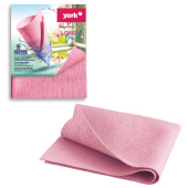 Салфетка из МИКРОФИБРЫ ГУБЧАТАЯ PVA/ПВА СУПЕРВПИТЫВАЮЩАЯ 30х30 см, Long Fresh, розовая, 275 г/м2, YORK, 26250 за 175 ₽. Салфетки хозяйственные.  Доставка по РФ. Без переплат!
