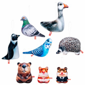 Игрушка мягкая "ЖИВОТНЫЙ МИР", ассорти, высота 16-23 см, FANCY, PRIBO1 за 311 ₽. Мягкие игрушки.  Доставка по РФ. Без переплат!