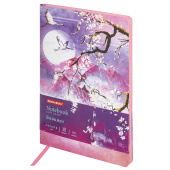 Блокнот А5 (143x210 мм), BRAUBERG VISTA "Sakura", под кожу, гибкий, 80 л., 112076 за 396 ₽. Бизнес-блокноты и бизнес-тетради.  Доставка по РФ. Без переплат!