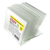 Держатели для ценников 70х50 мм, КОМПЛЕКТ 20 шт., ПЭТ, STAFF, 291389 за 256 ₽. Держатели для ценников.  Доставка по РФ. Без переплат!