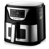 Аэрогриль BRAYER BR2037, 1500 Вт, 5 л, 7 программ, таймер, сенсорное управление, нержавеющая сталь за 8&nbsp;842 ₽. Электрогрили.  Доставка по РФ. Без переплат!