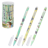 Ручка стираемая гелевая, кросс-серия "МИЛЫЕ КОТЫ", BRAUBERG, СИНЯЯ, корпус ассорти, игольчатый наконечник 0,5 мм, линия 0,35 мм, 144481 за 42 ₽. Ручки со стираемыми чернилами.  Доставка по РФ. Без переплат!