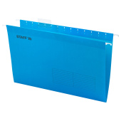 Подвесные папки А4/Foolscap (404х240 мм) до 80 л., КОМПЛЕКТ 10 шт., синие, картон, STAFF, 270933 за 654 ₽. Подвесные папки Foolscap.  Доставка по РФ. Без переплат!