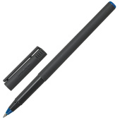 Ручка-роллер Uni-Ball II Micro, СИНЯЯ, корпус черный, узел 0,5 мм, линия 0,24 мм, UB-104 Blue за 87 ₽. Ручки-роллеры. Доставка по РФ. Без переплат!