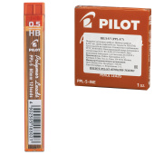 Грифели запасные 0,5 мм, HB, PILOT, КОМПЛЕКТ 12 штук, Polymer Leads, PPL-5 за 70 ₽. Грифели для механических карандашей.  Доставка по РФ. Без переплат!