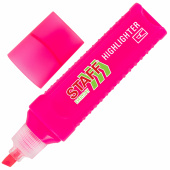 Текстовыделитель STAFF "EVERYDAY HL-707", РОЗОВЫЙ, линия 1-5 мм, скошенный наконечник, 152544 за 17 ₽. Текстовыделители.  Доставка по РФ. Без переплат!