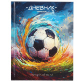 Дневник 1-4 класс 48 л., твердый, ЮНЛАНДИЯ, глянцевая ламинация, с подсказом, "Футбол", 107148 за 93 ₽. Дневники для младших классов.  Доставка по РФ. Без переплат!