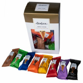 Конфеты мини-рожки в индивидуальной упаковке SORBON "Ассорти Радуга", 350 г за 708 ₽. Конфеты в коробках.  Доставка по РФ. Без переплат!