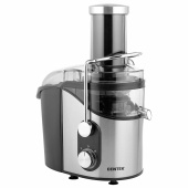 Соковыжималка CENTEK CT-1212, 1200 Вт, стакан 1,1 л, емкость для жмыха 1,7 л, металл, сталь/черный за 7 440 ₽. Соковыжималки.  Доставка по РФ. Без переплат!