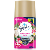 Сменный баллон 269 мл, GLADE "Кокосовый Бали" для автоматических освежителей, 864981 за 597 ₽. Сменные баллоны аэрозольные.  Доставка по РФ. Без переплат!