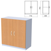 Шкаф закрытый "Бюджет", 716х349х753мм, груша ароза (КОМПЛЕКТ) за 8&nbsp;178 ₽. Набор мебели "Бюджет".  Доставка по РФ. Без переплат!