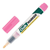 Маркер меловой MUNHWA "Chalk Marker", 3 мм, РОЗОВЫЙ, сухостираемый, для гладких поверхностей, CM-10 за 153 ₽. Маркеры меловые. Доставка по РФ. Без переплат!