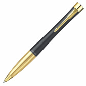 Ручка шариковая PARKER "Urban Muted Black GT", корпус черный, позолоченные детали, синяя, 2143640 за 4&nbsp;289 ₽. Ручки шариковые подарочные.  Доставка по РФ. Без переплат!