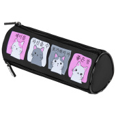 Пенал мягкий BRAUBERG, 3 отделения, нейлон, 21х7х7 см, "Anime Cats", 271580 за 416 ₽. Пеналы мягкие.  Доставка по РФ. Без переплат!
