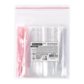 Пакеты ZIP LOCK "зиплок" ПРОЧНЫЕ, комплект 100 шт., 100х150 мм, ПВД, 60 мкм, BRAUBERG EXTRA, 608170 за 177 ₽. Пакеты с замком "зиплок".  Доставка по РФ. Без переплат!