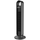 Вентилятор колонный BRASSON BTF08-B, 60Вт, 90см, сенсор, тихая работа, 3 скорости, режим сна, автовращение, пульт ДУ, черный, 457788 за 6&nbsp;344 ₽. Вентиляторы.  Доставка по РФ. Без переплат!