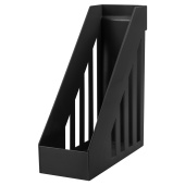 Лоток вертикальный для бумаг, увеличенная ширина (277х100х290 мм), BRAUBERG-MAXI, черный, 231050 за 285 ₽. Лотки вертикальные (стойки-уголки).  Доставка по РФ. Без переплат!