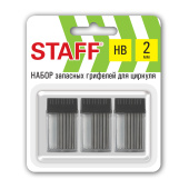 Грифели запасные для циркуля STAFF, НАБОР 3 тубы по 5 шт. (15 шт. х 25 мм), HB, 2 мм, блистер, 210950 за 60 ₽. Наборы запасных грифелей для циркулей.  Доставка по РФ. Без переплат!