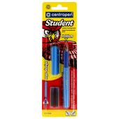 Ручка перьевая CENTROPEN "Student", корпус ассорти, иридиевое перо, 2 сменных картриджа, блистер, 2156, 1 2156 0101 за 520 ₽. Ручки перьевые.  Доставка по РФ. Без переплат!