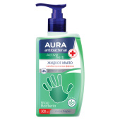 Мыло-крем жидкое, 300 мл, AURA "Antibacterial", антибактериальное, "Экстракт алоэ", дозатор, 28427, 12481 за 103 ₽. Мыло жидкое.  Доставка по РФ. Без переплат!