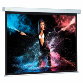 Экран Cactus Wallscreen CS-PSW-180x180, 180x180 см, 1:1, настенно-потолочный, белый за 7 840 ₽. Экраны проекционные.  Доставка по РФ. Без переплат!