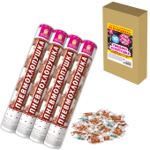 Хлопушка пневматическая 40 см "Рубли" 3+1 шт. В ПОДАРОК, бумажный наполнитель "купюры", ЗОЛОТАЯ СКАЗКА, 592086 за 807 ₽. Хлопушки.  Доставка по РФ. Без переплат!