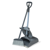 Совок для мусора КОМПЛЕКТ щетка + 2 рукоятки по 94 см, закрывающаяся крышка ЛОВУШКА, серый LAIMA PROFESSIONAL, 601508 за 2&nbsp;408 ₽. Совки.  Доставка по РФ. Без переплат!