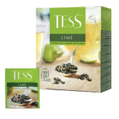 Чай TESS "Lime" зеленый с цедрой цитрусовых, 100 пакетиков в конвертах по 1,5 г, 0920-09 за 369 ₽. Чай пакетированный. Доставка по РФ. Без переплат!