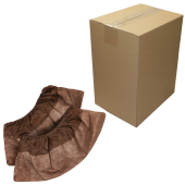 Бахилы ламинированные, КОМПЛЕКТ 500 шт., 38х16 см, спанбонд + ПВД, 100 мкм, 13 г, коричневые, ELEGREEN, ПВД-50/2р-Кор-Б за 5&nbsp;610 ₽. Бахилы.  Доставка по РФ. Без переплат!