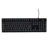 Клавиатура проводная SVEN Standard 301, USB, 104 клавиши, чёрная, SV-03100301UB за 739 ₽. Клавиатуры проводные.  Доставка по РФ. Без переплат!