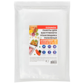 Пакеты для вакуумного упаковщика рифленые 20х30 см, КОМПЛЕКТ 50 шт., SONNEN, максимальный вакуум, 456342 за 611 ₽. Пакеты вакуумные для продуктов.  Доставка по РФ. Без переплат!