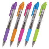 Ручка шариковая автоматическая с грипом BRAUBERG "Insight", СИНЯЯ, детали ассорти, узел 0,7 мм, линия письма 0,35 мм, 141548 за 30 ₽. Ручки шариковые автоматические.  Доставка по РФ. Без переплат!