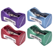 Точилка BRAUBERG "ZigZag", металлическая, корпус ассорти, 228457 за 57 ₽. Точилки ручные.  Доставка по РФ. Без переплат!